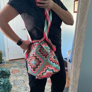 Hand made one of a kind  bohemian bag from Columbia